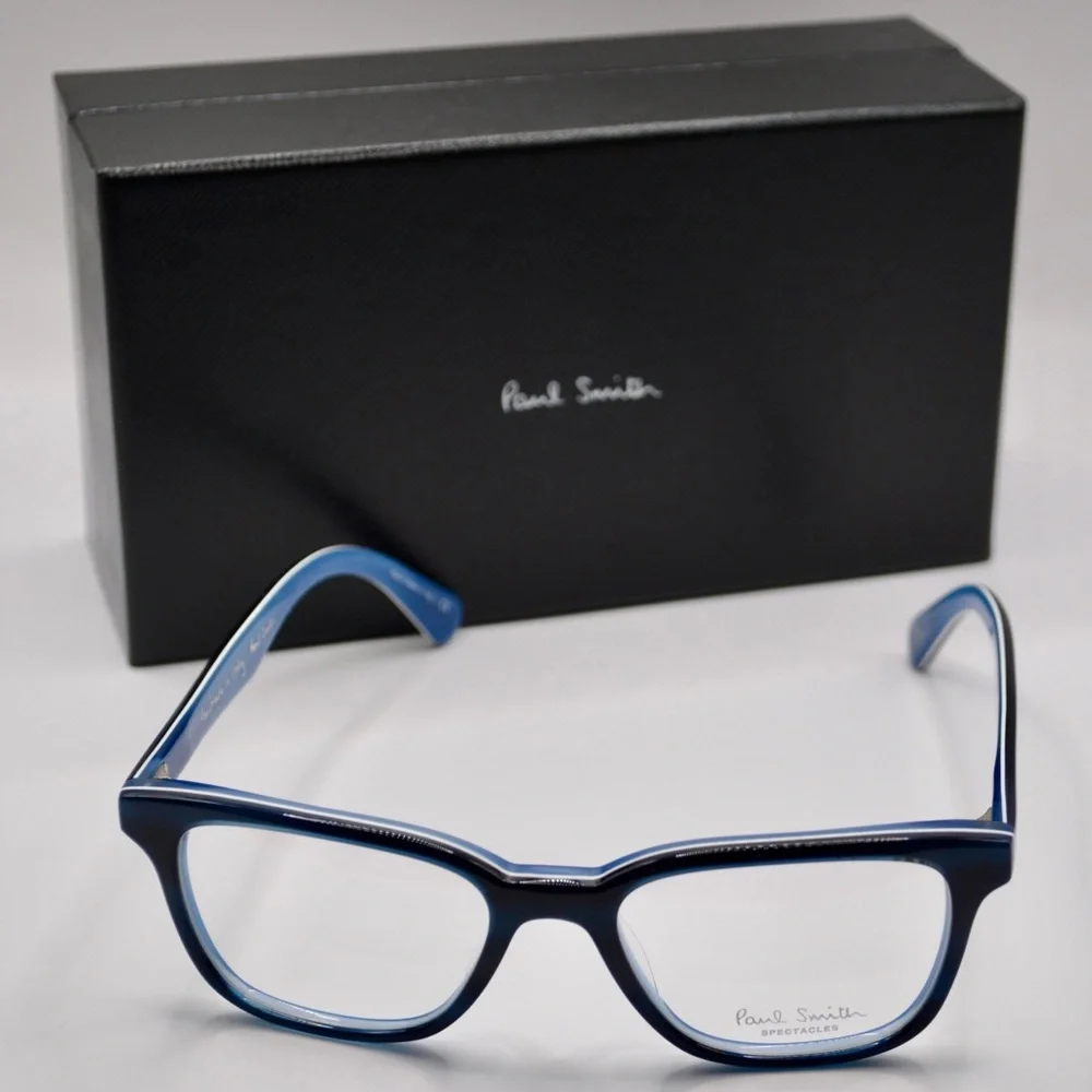 Paul Smith Women’s Eyeglasses | Deluxe Onyx Stripe Blue | New
